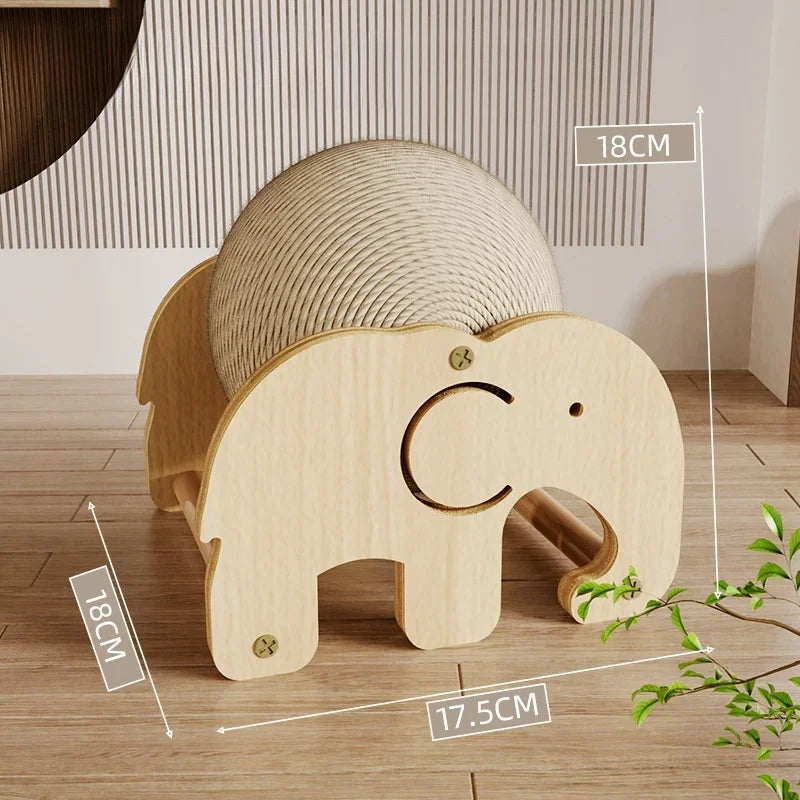 Cat Scratching Ball Toy Kitten Sisal Rope Ball Board Grinding Paws Toys Cats Scratcher Wear-resistant Pet Furniture Supplies