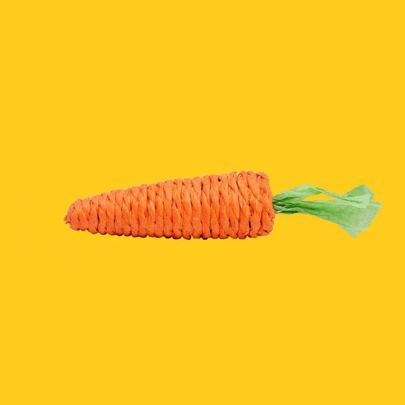 1PC Cat Toy Sound Carrot Shape Teasing Cat Stick Unboring Molar Stick Bite Resistant Cat Scratch Board Pet Products