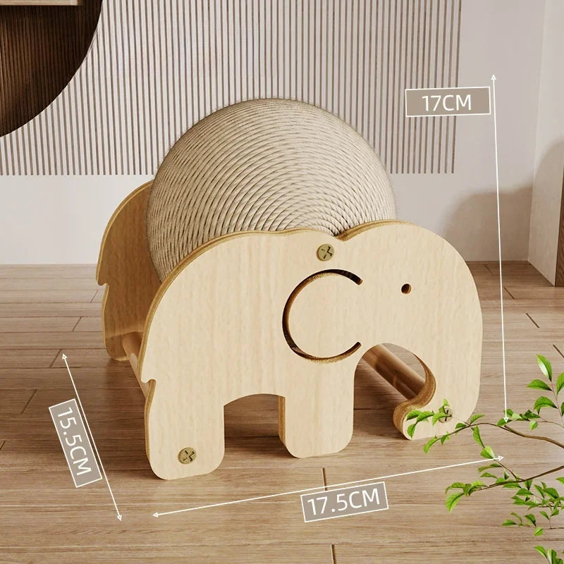 Cat Scratching Ball Toy Kitten Sisal Rope Ball Board Grinding Paws Toys Cats Scratcher Wear-resistant Pet Furniture Supplies