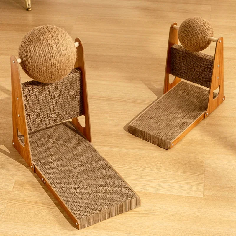 Cat Scratcher Toy Interactive Pet Toy Wear Resistant Furniture Protection Scratching Ball for Grind Claw Playing Indoor Cats