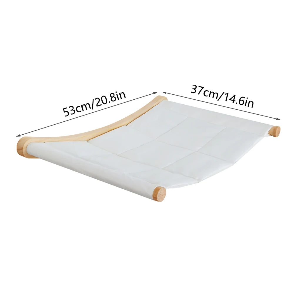 Cat Wall Climbing Shelf Four Step Stairway Scratching Post Bed Hiding House For Indoor Cats Tree Tower Pet Furniture Accessories