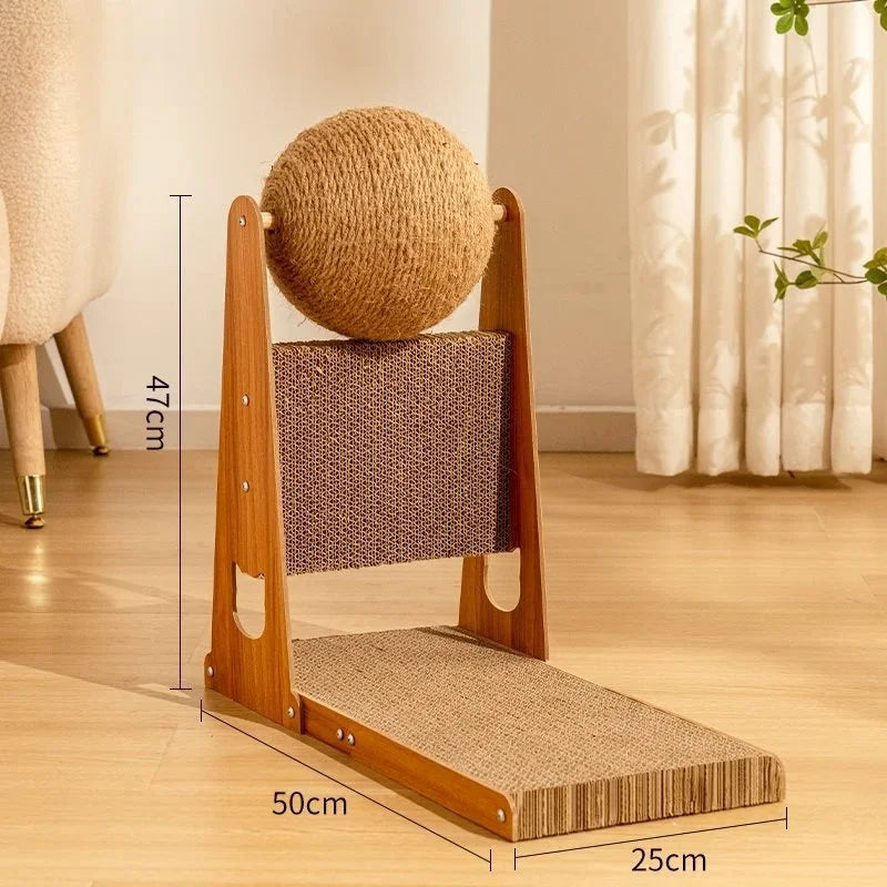 Cat Scratcher Toy Interactive Pet Toy Wear Resistant Furniture Protection Scratching Ball for Grind Claw Playing Indoor Cats